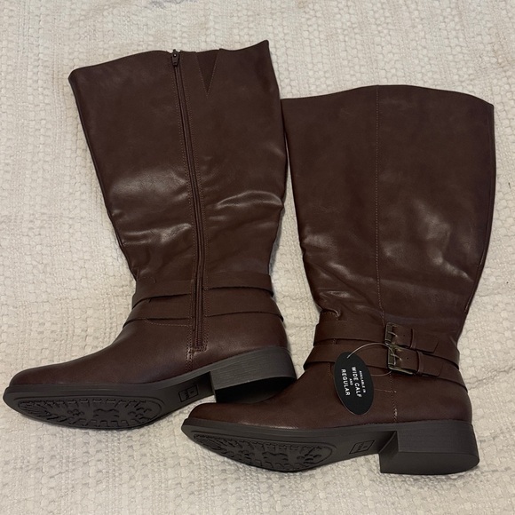 Style & Co. Shoes - 🆕 Style & Co. Brown Knee High Boots. 9.5W. Brand NWT!!💥💥